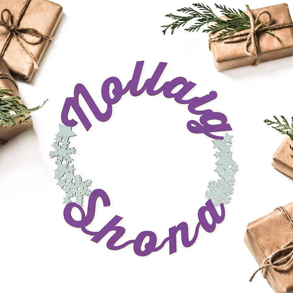 Irish Nollaig Shona Wreath